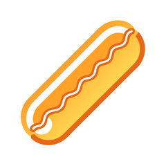 hotdog ,white background