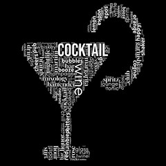 Word cloud centered on 