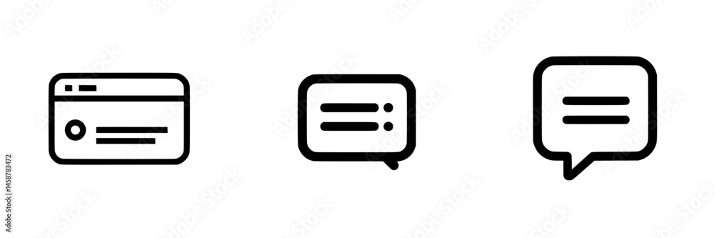 Poster vector illustration icons for communication and transaction concepts in a modern digital environment