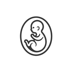 vector illustration of a baby
