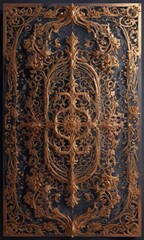 Obraz premium Vibrant die-cut cards, ornate patterns, festive decor , decoration, shapes
