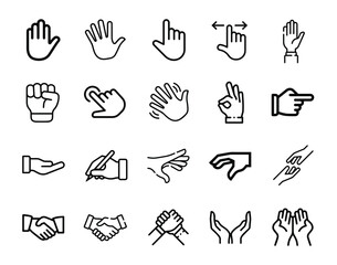Seamless simplicity: Vector hand icon for submissions – perfect for your creative toolkit