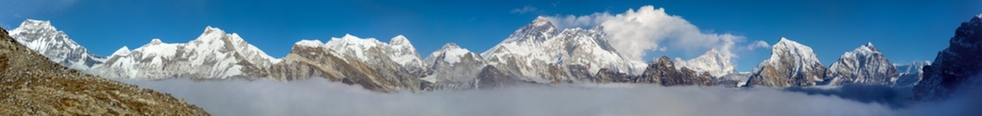 Mount Everest Lhotse And Makalu