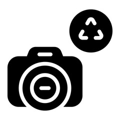 camera glyph icon