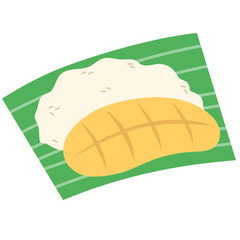 Thai mago sticky rice