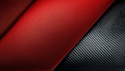 red and black carbon fibre background and texture