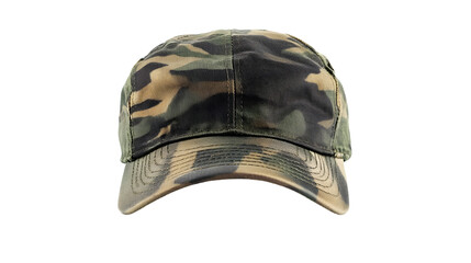 Obraz premium Professional Military Cap Isolated on White Background