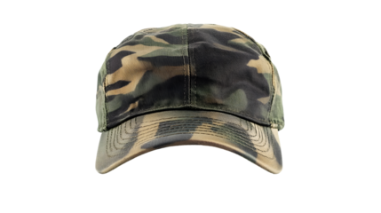 Professional Military Cap Isolated on White Background