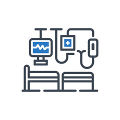 Hospital Room Equipment Icon