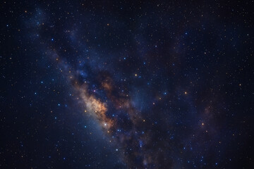Fototapeta premium Galaxy and Stars Background, Deep Space View, Nebula and Milky Way Scene