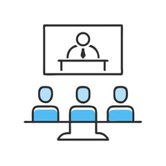 company, business, meeting, vector, icon