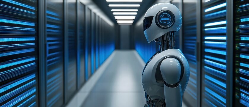 Robot in a data center