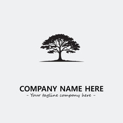 Obraz premium Tree Silhouette Logo Company Design Illustration Vector Graphic Image