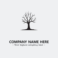 Tree Silhouette Logo Company Design Illustration Vector Graphic Image