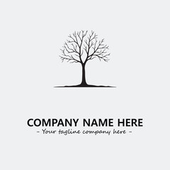 Obraz premium Tree Silhouette Logo Company Design Illustration Vector Graphic Image