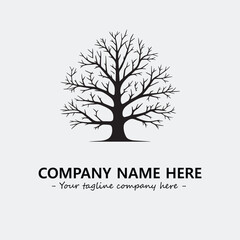 Obraz premium Tree Silhouette Logo Company Design Illustration Vector Graphic Image