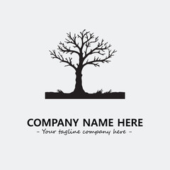 Obraz premium Tree Silhouette Logo Company Design Illustration Vector Graphic Image