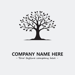 Obraz premium Tree Silhouette Logo Company Design Illustration Vector Graphic Image