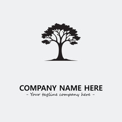 Obraz premium Tree Silhouette Logo Company Design Illustration Vector Graphic Image
