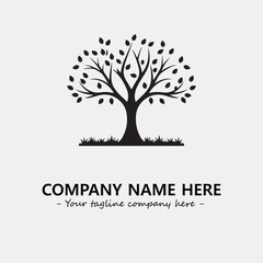 Obraz premium Tree Silhouette Logo Company Design Illustration Vector Graphic Image