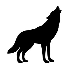 wolf silhouette vector