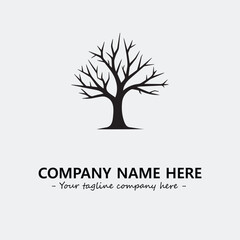 Tree Silhouette Logo Company Design Illustration Vector Graphic Image
