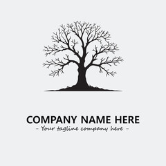 Obraz premium Tree Silhouette Logo Company Design Illustration Vector Graphic Image