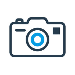 photography camera, WHITE BACKGROUND