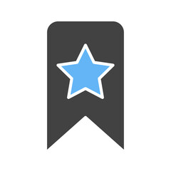 Favorite Bookmark icon vector image. Suitable for mobile apps, web apps and print media.