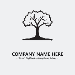 Obraz premium Tree Silhouette Logo Company Design Illustration Vector Graphic Image