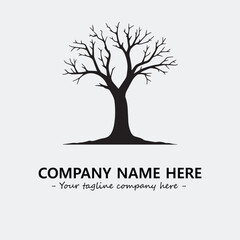 Obraz premium Tree Silhouette Logo Company Design Illustration Vector Graphic Image