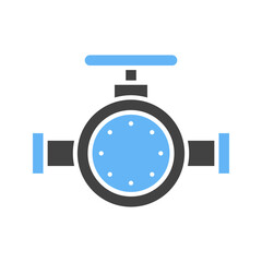 Valve II icon vector image. Suitable for mobile apps, web apps and print media.