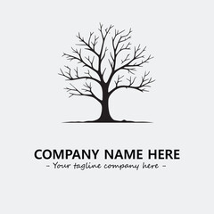 Obraz premium Tree Silhouette Logo Company Design Illustration Vector Graphic Image