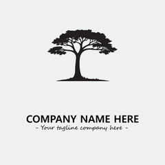 Obraz premium Tree Silhouette Logo Company Design Illustration Vector Graphic Image