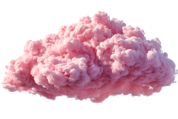 Pink fluffy cloud dreamy and sweet cotton candy aesthetics