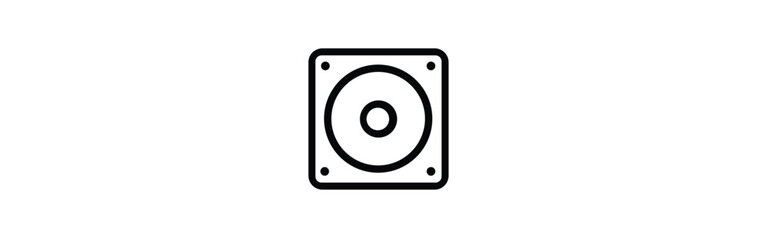 Hardisk icon. Hard Disk vector icon