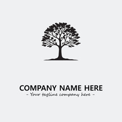 Obraz premium Tree Silhouette Logo Company Design Illustration Vector Graphic Image