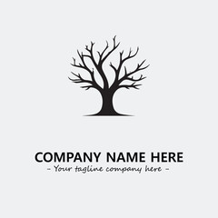 Tree Silhouette Logo Company Design Illustration Vector Graphic Image