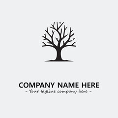 Obraz premium Tree Silhouette Logo Company Design Illustration Vector Graphic Image