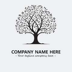 Obraz premium Tree Silhouette Logo Company Design Illustration Vector Graphic Image