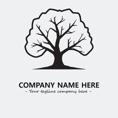 Obraz premium Tree Silhouette Logo Company Design Illustration Vector Graphic Image