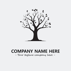 Obraz premium Tree Silhouette Logo Company Design Illustration Vector Graphic Image
