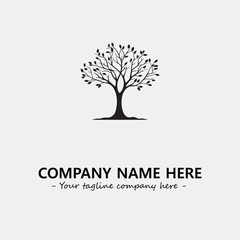Obraz premium Tree Silhouette Logo Company Design Illustration Vector Graphic Image