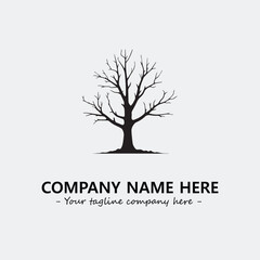 Obraz premium Tree Silhouette Logo Company Design Illustration Vector Graphic Image