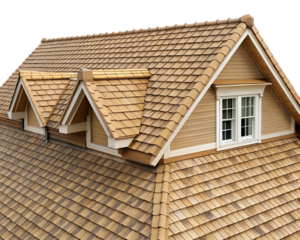 roof of a house isolated on white background. PNG Transparent.
