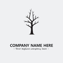 Fototapeta premium Tree Silhouette Logo Company Design Illustration Vector Graphic Image