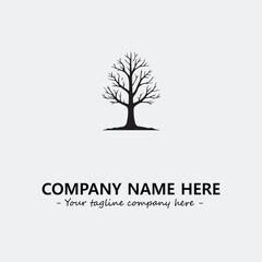 Obraz premium Tree Silhouette Logo Company Design Illustration Vector Graphic Image