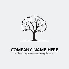 Obraz premium Tree Silhouette Logo Company Design Illustration Vector Graphic Image