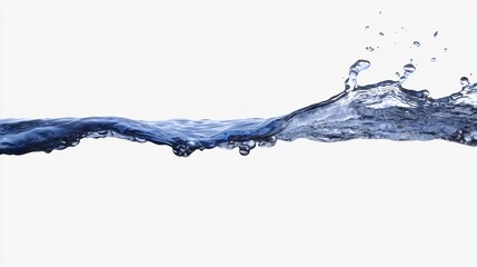 Fluid water movement against a plain backdrop.