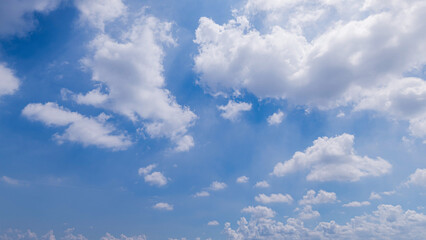 clear blue sky background,clouds with background, Blue sky background with tiny clouds. White fluffy clouds in the blue sky. 